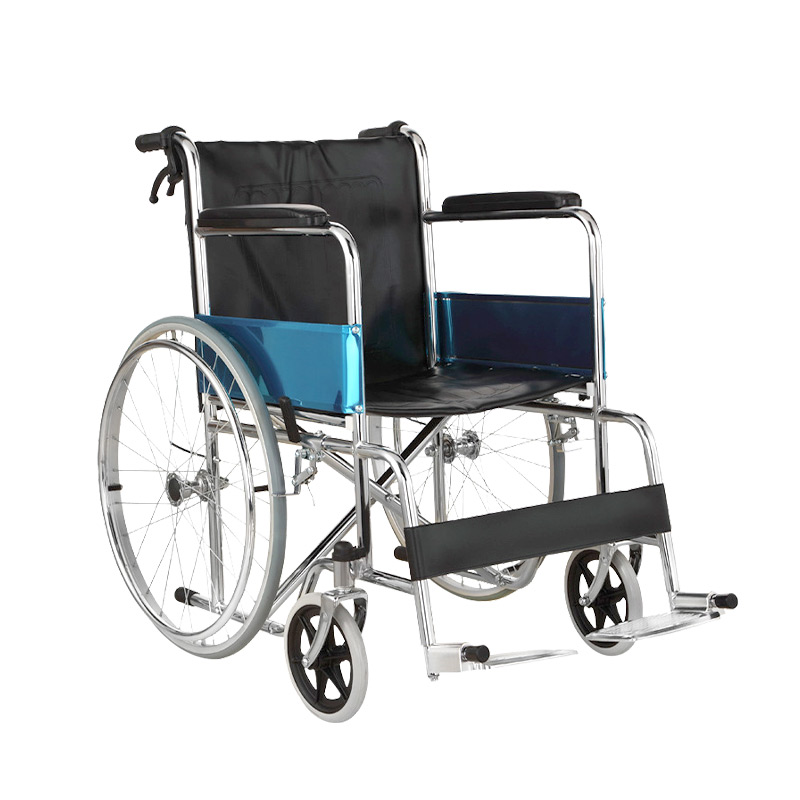 Lightweight Folding Manual Commode Wheelchair